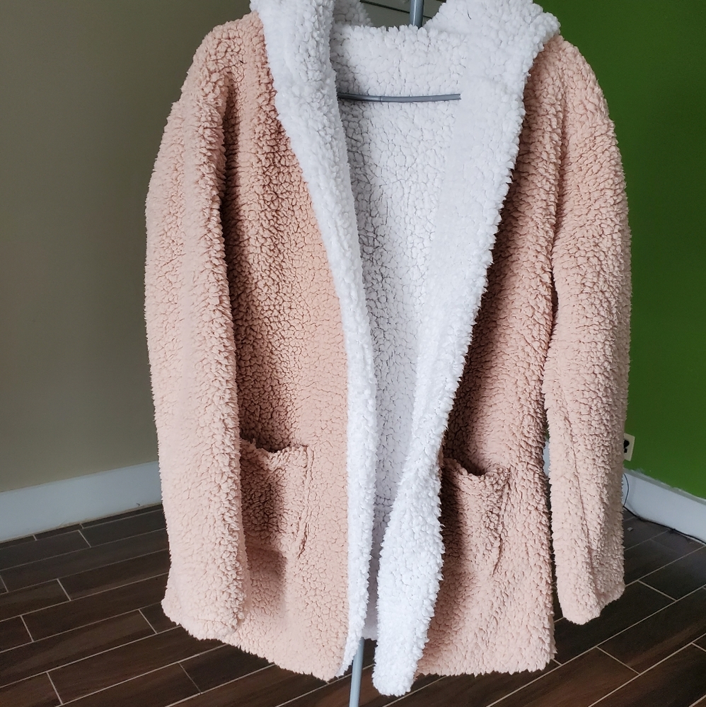 Cozy fluffy jacket sz~L